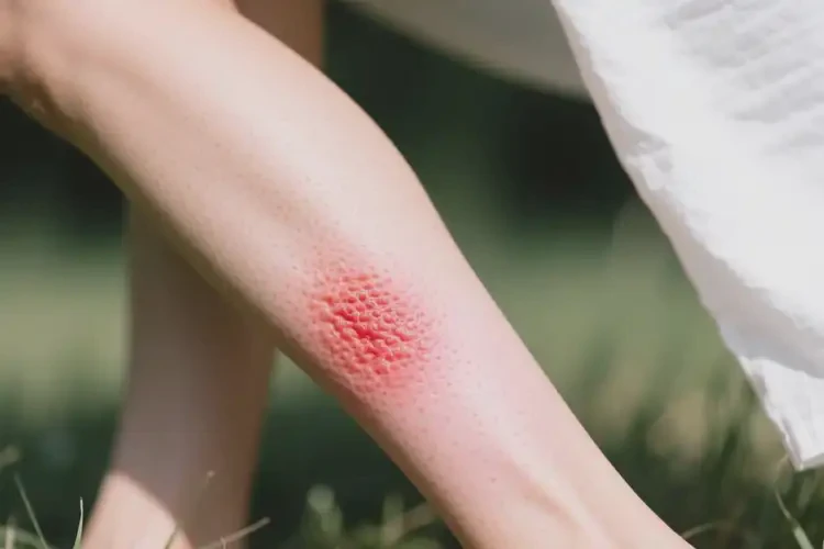 女生大腿出濕疹能靠自己自愈嗎(圖1)