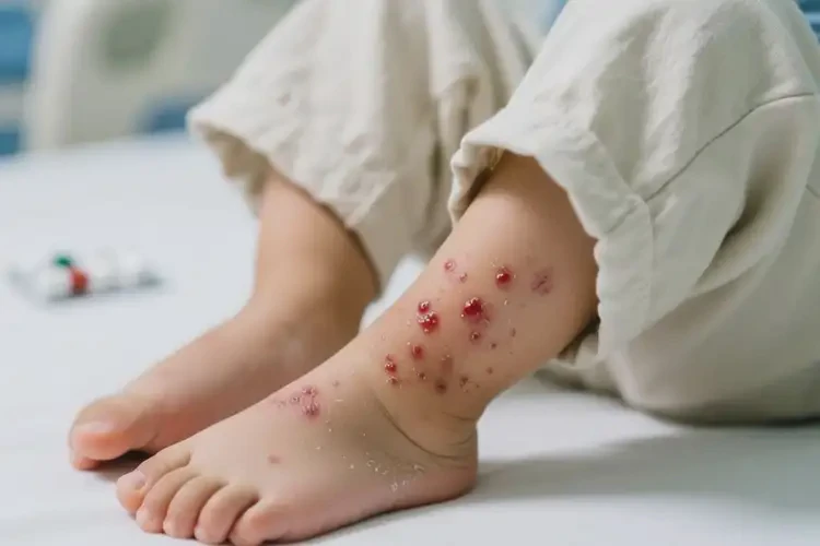 小孩小腿出濕疹可不可以徹底自愈(圖3)