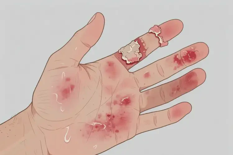 男生手上經(jīng)常起濕疹能靠自己自愈嗎(圖2)