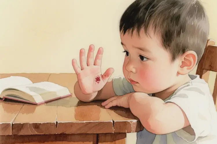 小學生手上偶爾長濕疹不管它會自己自愈嗎(圖1)