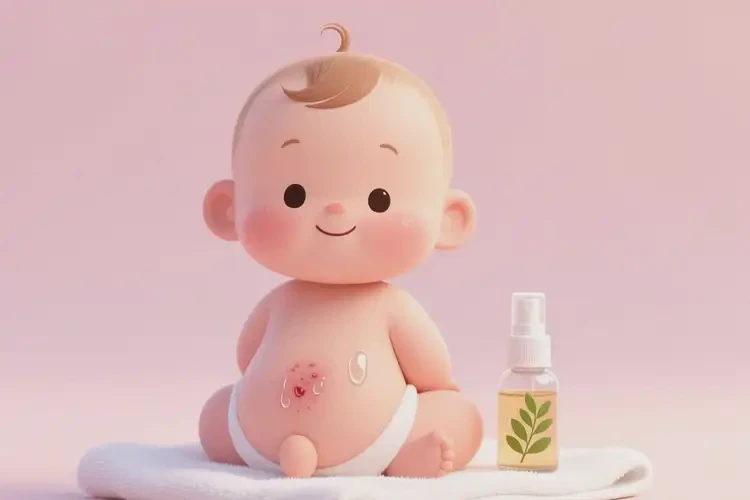 寶寶屁股上偶爾長濕疹可不可以徹底自愈(圖2)