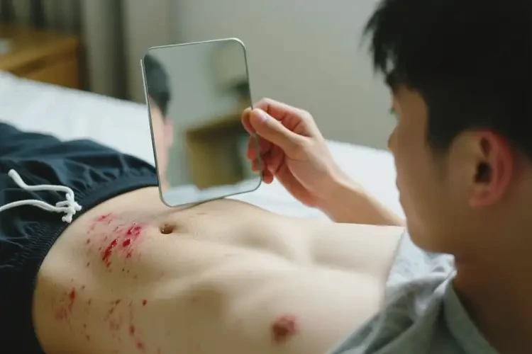 男生肚子偶爾起濕疹不管它會(huì)自己好嗎(圖2)