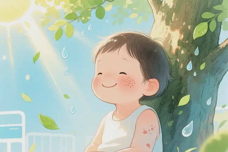 兒童臉上經(jīng)常起濕疹能徹底自愈嗎(圖4)