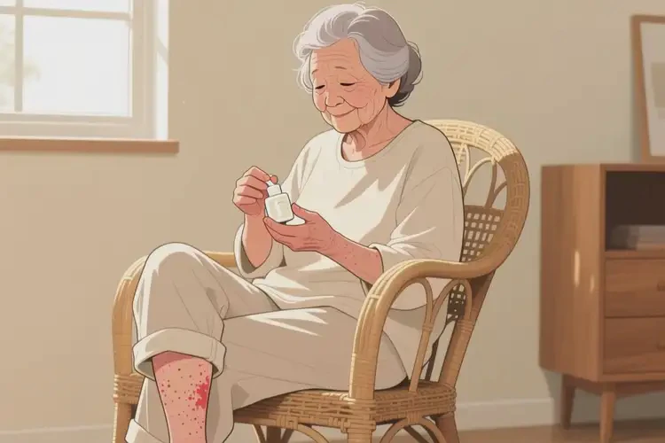 老年人小腿出濕疹能徹底自愈嗎(圖4)