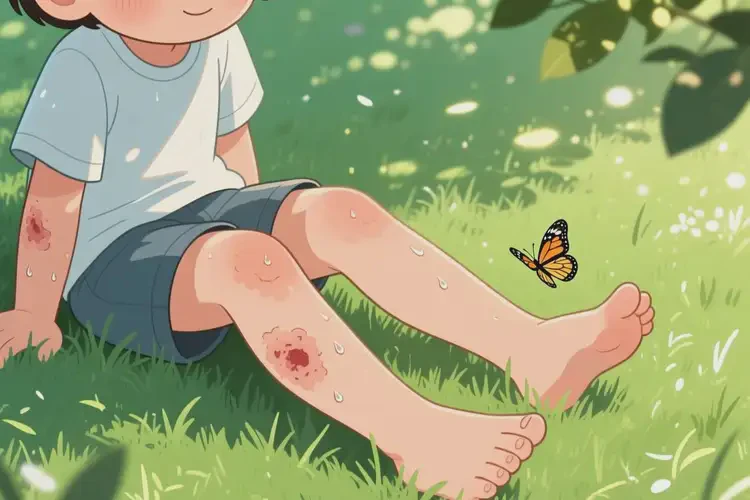 儿童四肢出湿疹不管它会自己好吗(图2)