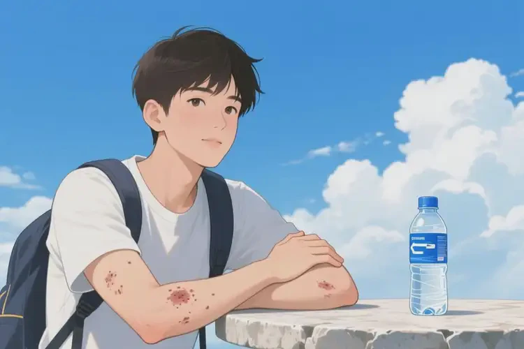 大學(xué)生手臂上經(jīng)常長(zhǎng)濕疹可以徹底自愈嗎(圖1)