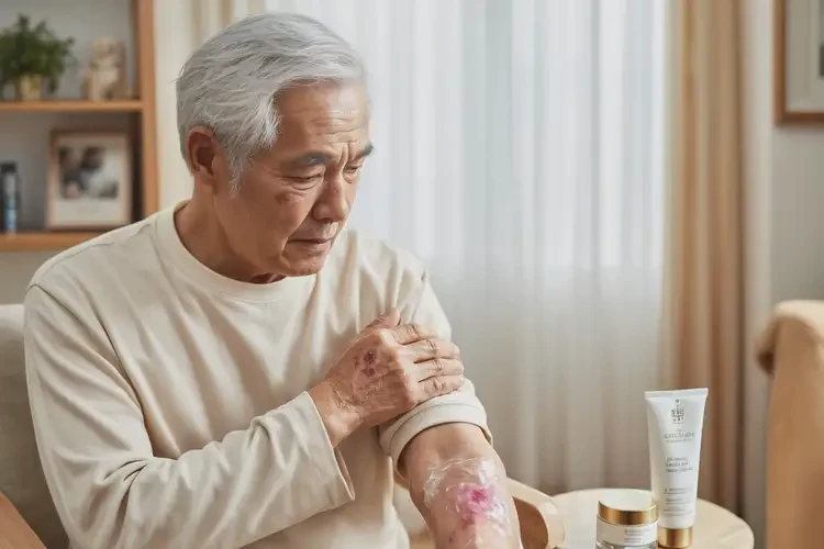 高齡老人手臂上出現(xiàn)濕疹不管它會自己自愈嗎(圖3)