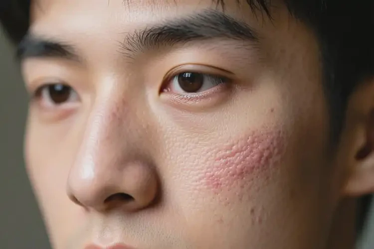 男性臉上出現(xiàn)濕疹不管它會(huì)自己痊愈嗎(圖4)