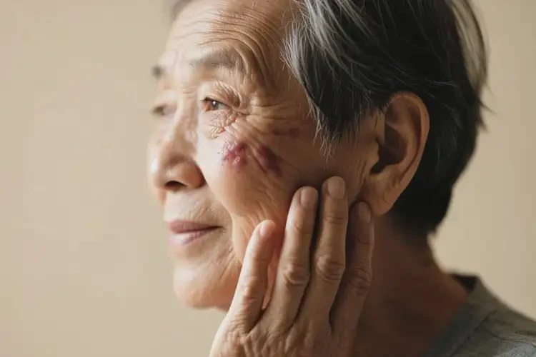 高齡老人面部出現(xiàn)濕疹可不可以徹底自愈(圖3)