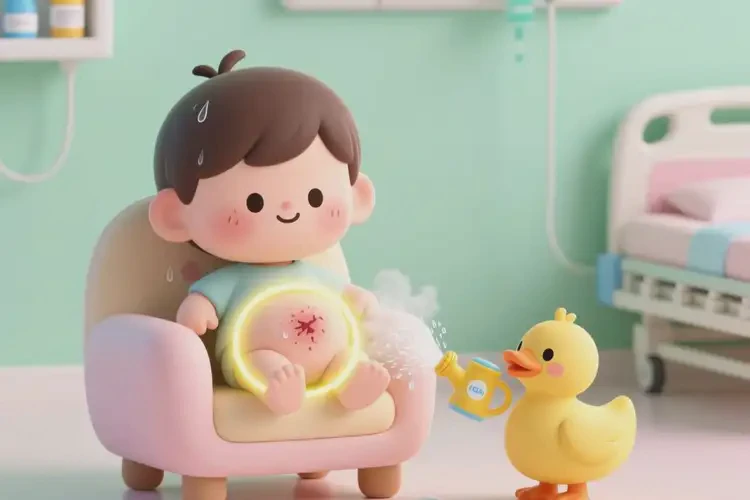 小孩屁股偶爾長濕疹能靠自己自愈嗎(圖2)