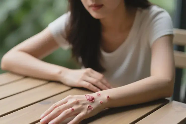 女性手上長濕疹不管它會自己痊愈嗎(圖3)