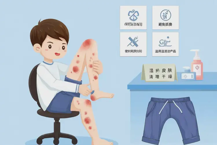 中學生小腿容易長濕疹能夠徹底治愈嗎(圖4)