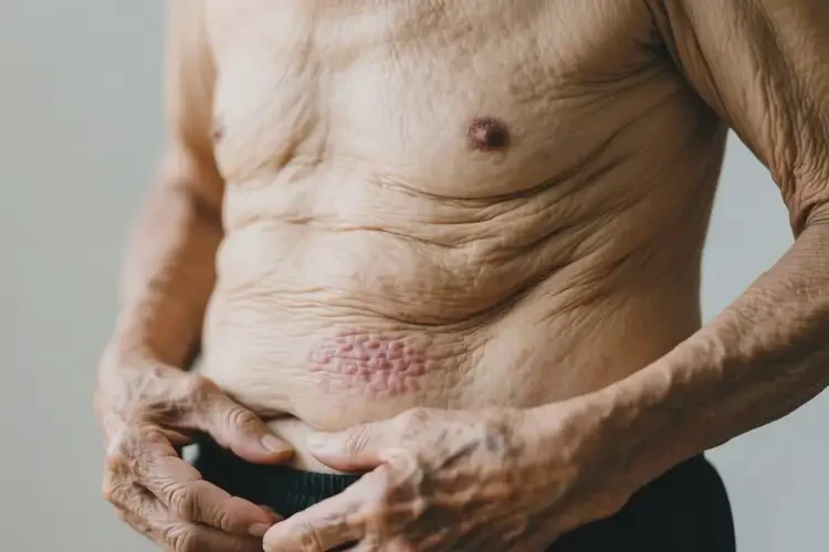 老年人肚子出濕疹不管它會(huì)自己自愈嗎(圖3)