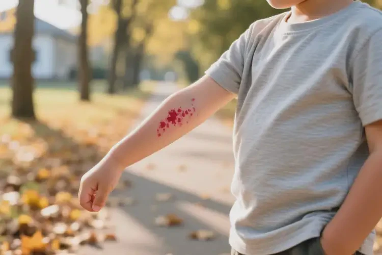 孩子手臂偶爾起濕疹不管它會(huì)自己痊愈嗎(圖1)