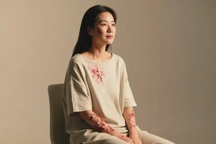 女性全身經(jīng)常起濕疹不管它會(huì)自己自愈嗎(圖2)