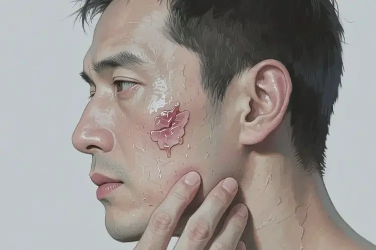 男性臉上經(jīng)常起濕疹不管它會(huì)自己好嗎(圖2)