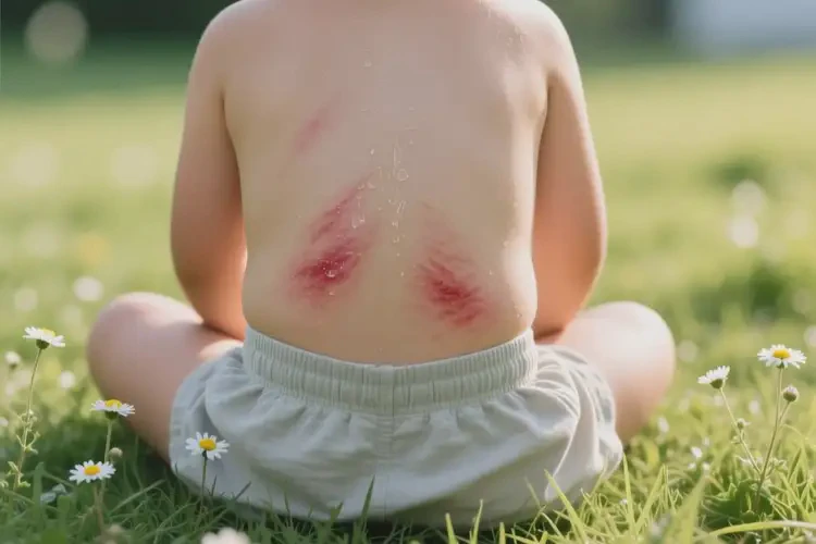 孩子屁股上經(jīng)常起濕疹不管它會(huì)自己自愈嗎(圖3)