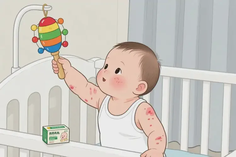 幼兒身上偶爾起濕疹不管它會自己自愈嗎(圖1)