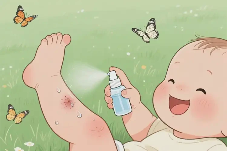 寶寶大腿經(jīng)常長濕疹不管它會自己自愈嗎(圖1)