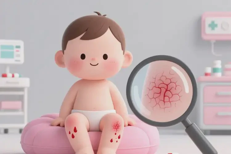 孩子大腿上長(zhǎng)濕疹可以徹底自愈嗎(圖1)