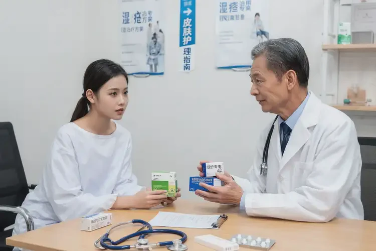 產(chǎn)婦腳上出現(xiàn)濕疹不管它會(huì)自己自愈嗎(圖1)