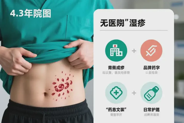 青年人肚子上容易起濕疹能夠徹底治愈嗎(圖2)