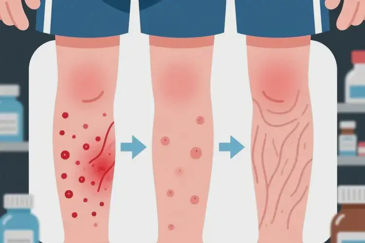 青少年小腿上容易起濕疹能不能徹底自愈(圖1)