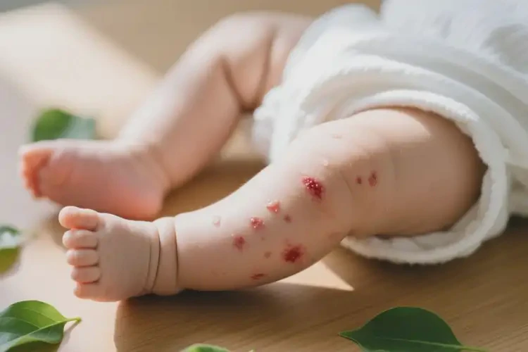 寶寶大腿起濕疹可以徹底自愈嗎(圖3)