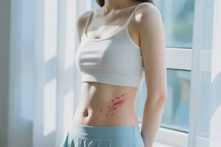 女性肚子上起濕疹可以徹底自愈嗎(圖1)