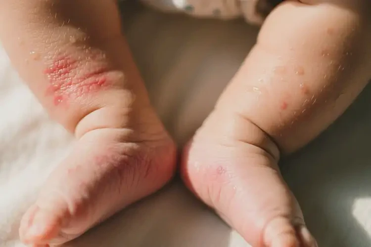 寶寶小腿偶爾長(zhǎng)濕疹可以徹底自愈嗎(圖2)