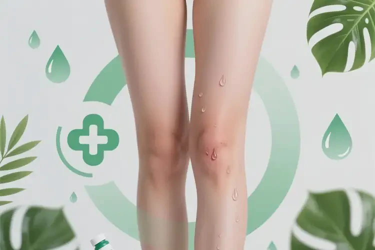 女人大腿出濕疹可不可以徹底自愈(圖1)