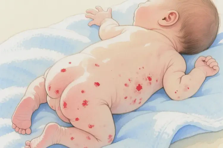 新生兒屁股上出現濕疹不管它會自己痊愈嗎(圖4)