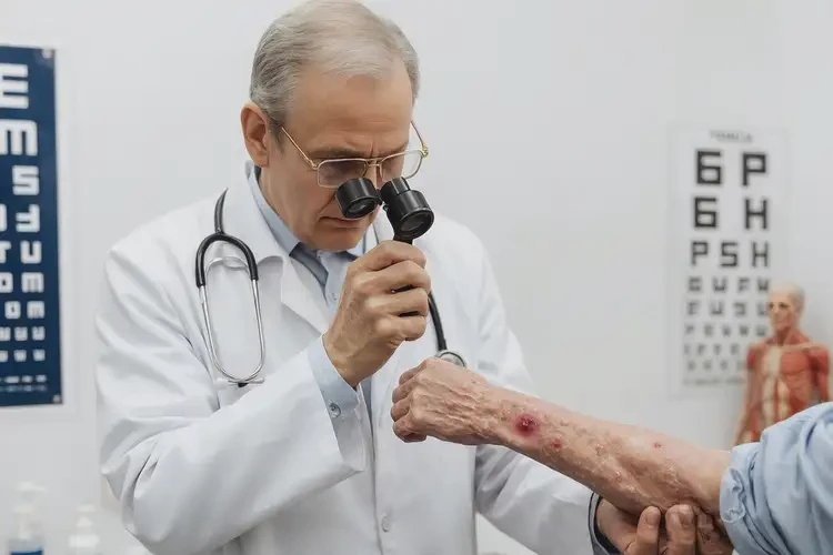 老人手臂偶爾長(zhǎng)濕疹不管它會(huì)自己自愈嗎(圖3)