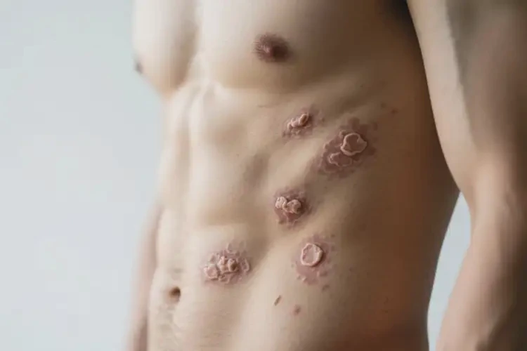 男人肚子上出湿疹能不能彻底自愈(图2)