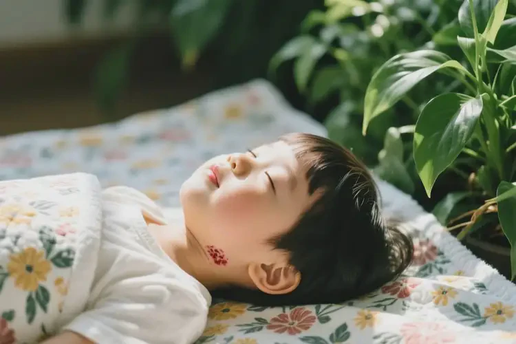 兒童脖子上有濕疹可以徹底自愈嗎(圖1)