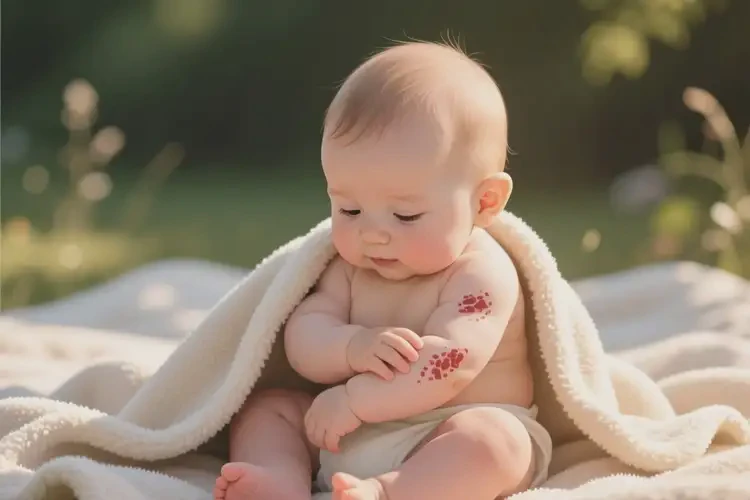 嬰兒手臂上出濕疹不管它會自己好嗎(圖3)