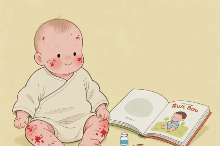 寶寶全身長濕疹可不可以徹底自愈(圖2)