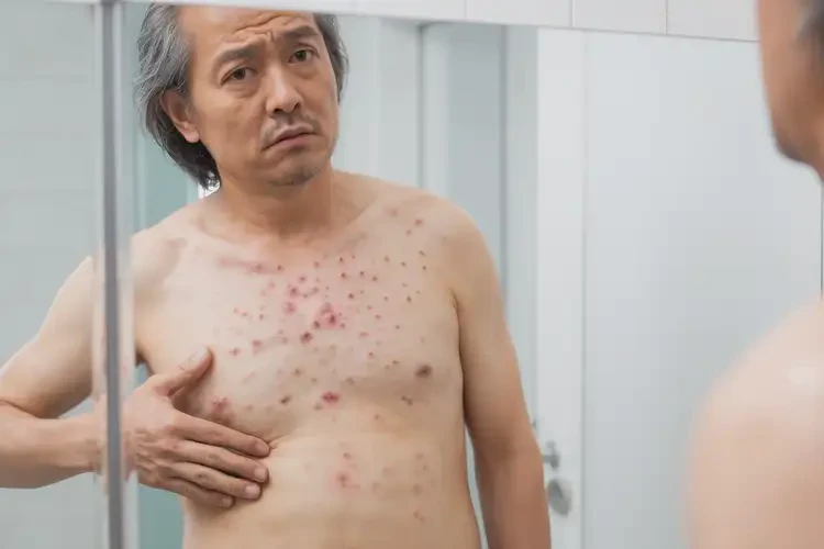 男人肚子上容易長濕疹不管它會自己自愈嗎(圖4)