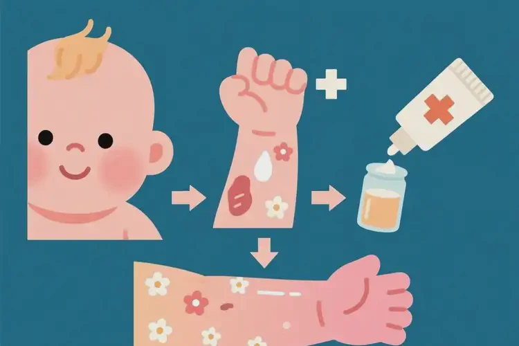 小儿四肢偶尔起湿疹可不可以彻底自愈(图2)