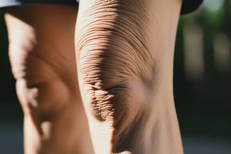 老年人大腿長濕疹不管它會(huì)自己痊愈嗎(圖1)