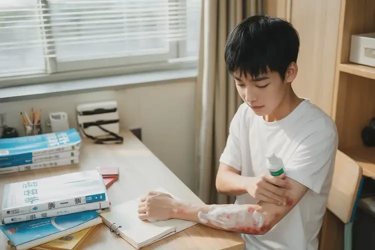 大學(xué)生身上有濕疹能徹底自愈嗎(圖2)