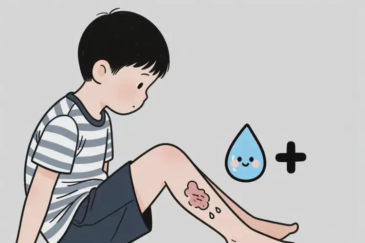 小学生小腿上容易长湿疹不管它会自己好吗(图1)