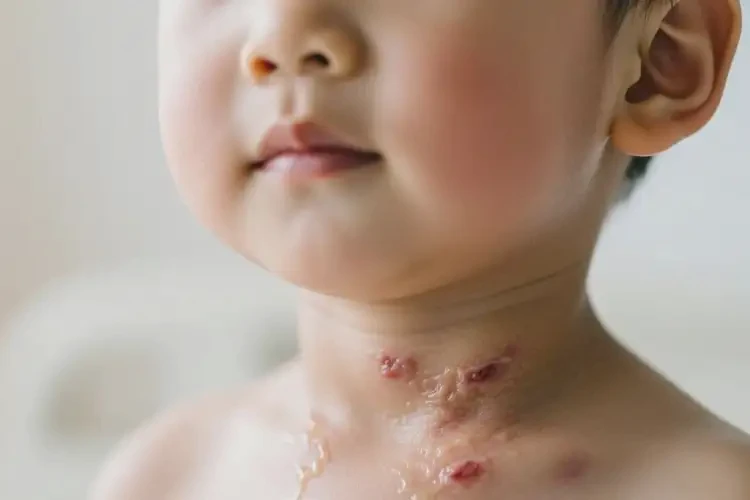 小孩脖子經(jīng)常長濕疹能靠自己自愈嗎(圖1)