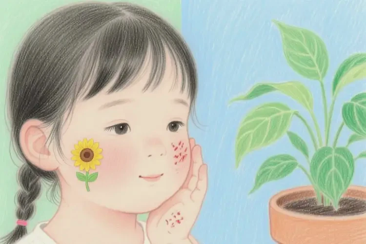 小學(xué)生面部出濕疹能夠徹底治愈嗎(圖1)