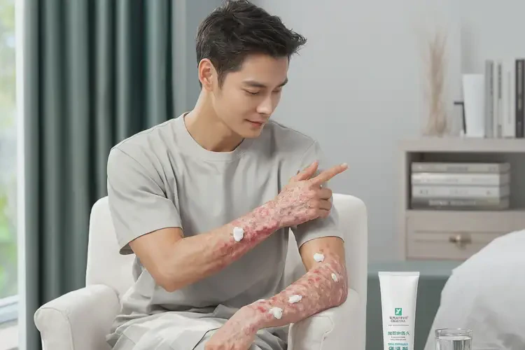 青年人手臂上起湿疹能够彻底治愈吗(图2)