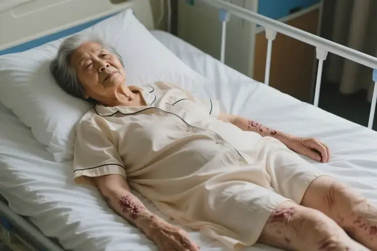 老人全身長(zhǎng)濕疹可以徹底自愈嗎(圖1)