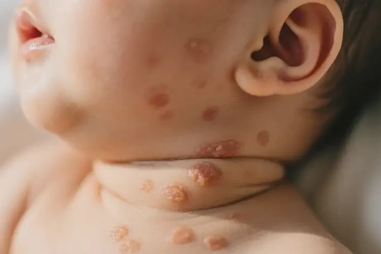 小兒脖子上偶爾起濕疹能徹底自愈嗎(圖1)