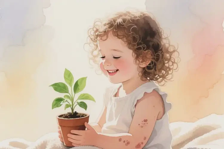 小孩身上起濕疹可以徹底自愈嗎(圖3)