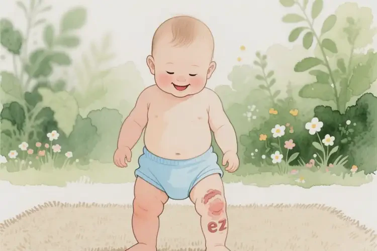 嬰幼兒小腿出現(xiàn)濕疹不管它會自己好嗎(圖2)