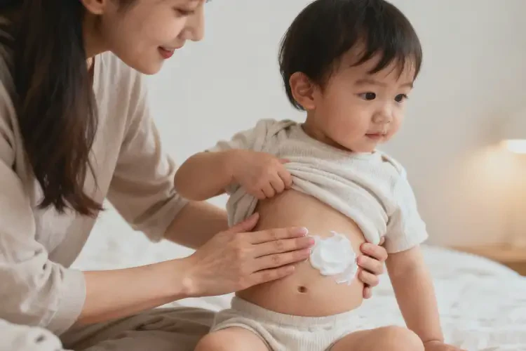 小兒肚子經(jīng)常長濕疹不管它會自己痊愈嗎(圖2)